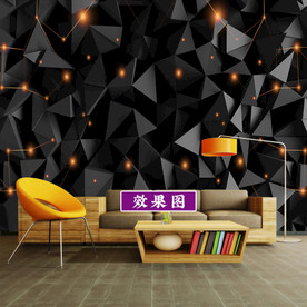 3D意境 几何背景墙