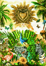 动物王国 斑马 火烈鸟