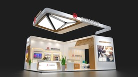 印刷展展台模型