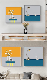 现代素雅小清新卡通儿童房装饰画