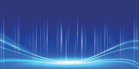 通用未来科技蓝色背景渐变曲线