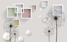 北欧现代背景墙