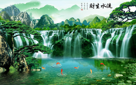 山水画 水墨山水画 意境山水画