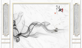 护墙板大理石纹抽象线条背景墙