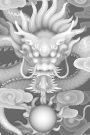 龙牌灰度图