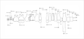 救生衣CAD分解图
