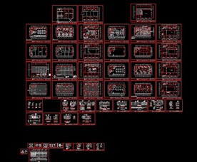 川菜馆CAD施工图