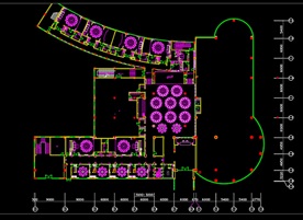 徽菜馆CAD施工图