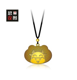 萌牛吊坠