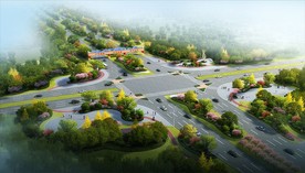 市政道路规划效果图