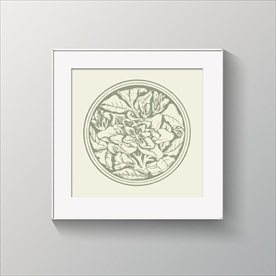 雕花雕版花纹装饰图案