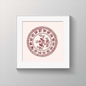 复古花纹图案装饰