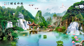 山水画 水墨山水画 意境山水画