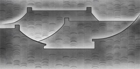 新中式屋顶瓦片马头墙背景