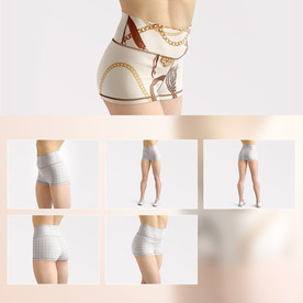 短裤运动健身衣服瑜伽紧身短裤样