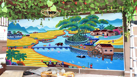 农村墙绘 墙体画