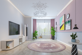 北欧客厅背景墙