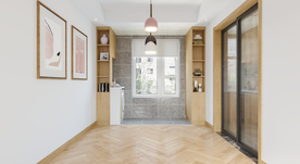 北欧餐厅背景墙