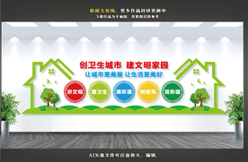 创卫文化墙