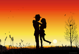 新中式山水画意境山水画油画风景