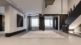 极简风现代客厅沙发背景墙