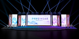 中式舞美效果图