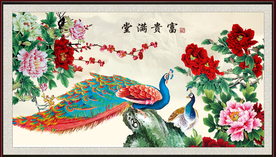 富贵满堂 百鸟朝凤