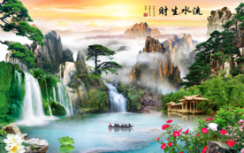 山水画 水墨山水画 意境山水画