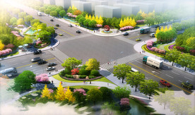 市政道路效果图