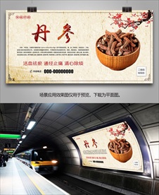 丹参灯箱展板展架海报挂画单页