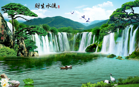 山水画 水墨山水画 意境山水画