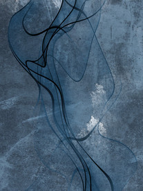 线条水墨装饰画