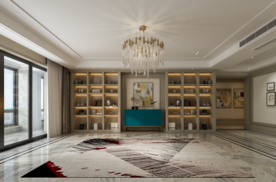 极简现代客厅沙发背景墙