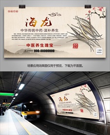 海龙宣传海报灯箱展板展架挂画