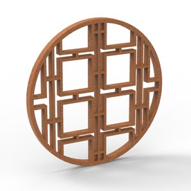 中式窗户C4D模型KS工程文件