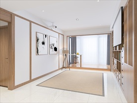 日式客厅沙发背景墙