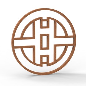 C4D中国风窗户模型KS工程