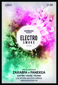 演唱会艺术音乐节绚烂海报