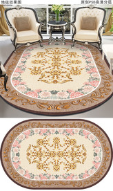 欧式花纹复古简欧地毯