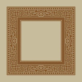 中式矢量边框