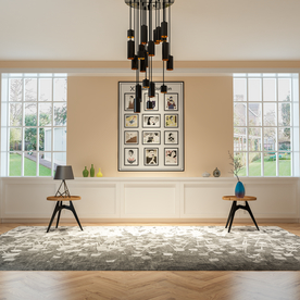 北欧简约沙发茶几背景墙摄影墙