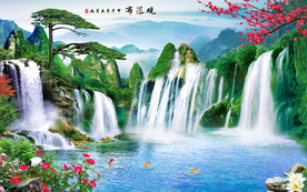 山水画 水墨山水画 意境山水画