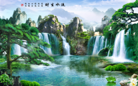 山水画 水墨山水画 意境山水画