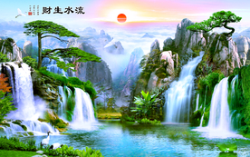 山水画 水墨山水画 意境山水画