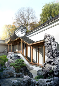 中式古建效果图