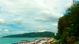 海滩的时间流逝