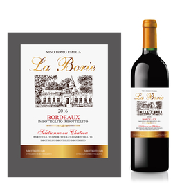 葡萄酒红酒标签设计