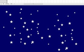 星星闪烁背景好看星星的场景4秒