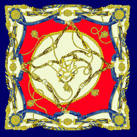 大牌方巾 链子方巾