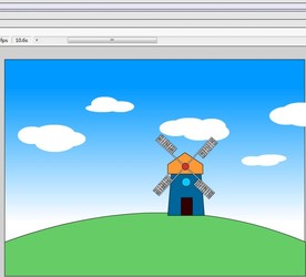 风车转动效果10秒学生作业